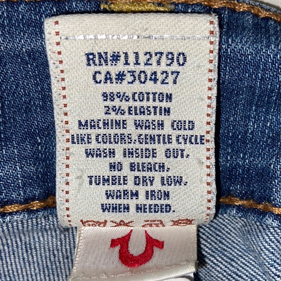 True Religion Blue Jeans Size 27 - Picture 13 of 13